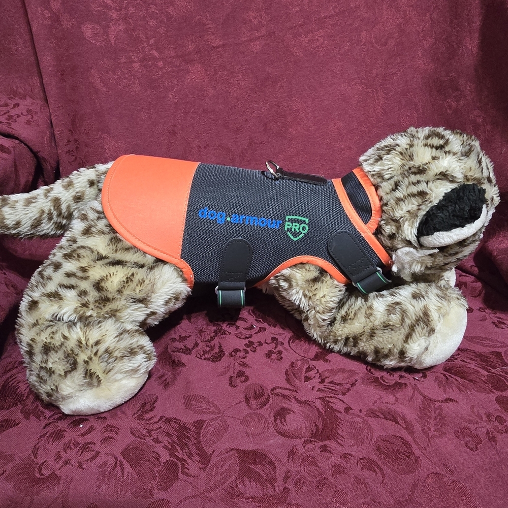 Orange and Black Dog Vest